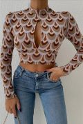 Autumn Cut Out Bluz 3018-08 resmi